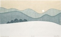 Sabra Field (American, b. 1935)- Woodcut
