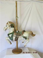 Carousel horse on stand 30 X 47"H