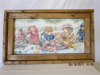 Pine framed Bears picnic