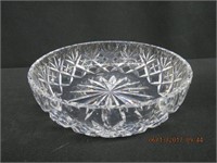 Crystal bowl 8 X 2.25"H