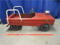 old metal amf pedal fire engine no. 505