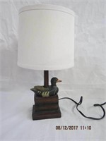 Duck base lamp 16"H
