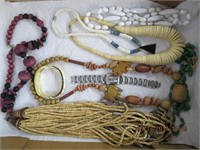 Costume jewelery and a Roots wrist watch