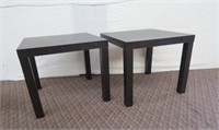 Pair of side tables 20 X 20 X 18"H