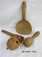 Treenware including butter ladle