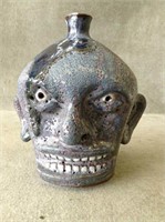 Signed Marvin Bailey Grotesque Face Jug