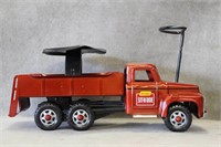Early pressed steel Buddy-L ride on truck