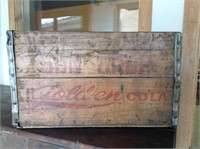 Antique Sun Drop Golden Girl Cola Bottle Crate