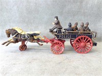 Vintage Cast Iron Police Patrol Wagon