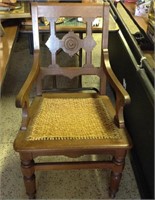 Antique Twine-Bottom Chair