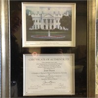 2010 Commemorative Presidential Print w/ COA