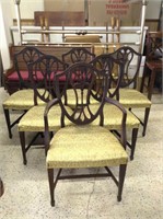 Lot of 6 ca. 1930's Shield-back Chairs