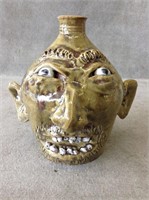 Signed Marvin Bailey Groteque Face Jug