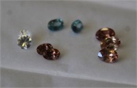 Lot of 9 Loose Gemstones -B - Zircon