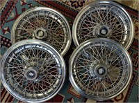 Lot of 4 Vintage Buick Hubcaps