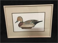Duck Print Signed By Artist  47/150 dated 1950
