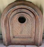 Antique Cast Iron Fireplace Surround & Insert