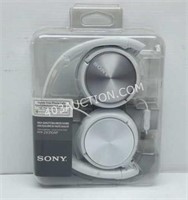 Sony White Stereo Headphones $40 NEW!!!