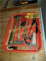 Hammers, Nippers, wire brushl, cutters