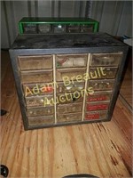 18 drawer organizer with goodies
