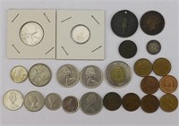 24pc Canadian Coins 1837-2005 1 Cent-$2