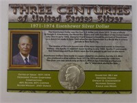 1973 US Eisenhower Silver Dollar
