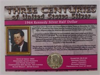 1964 US Kennedy Silver Half Dollar