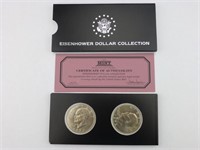 2pc 1972 Eisenhower Dollar Collection