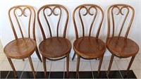 (4) Vintage Bentwood Chairs