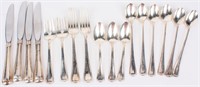 Gorham Sterling Silver Flatware Old French 17 Pcs.