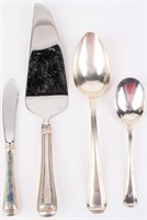 4 Gorham Sterling Silver Serving Pcs. Old French