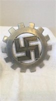 Nazi Labor Corps Metal Emblem