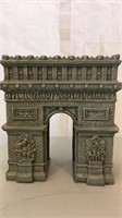 Metal Miniture  of the Arc de Triophe Paris France