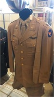 WWII US Army Air Corps Uniform with Hat