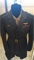 WWII US Marine Uniform with Cap
