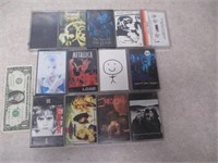 Nice Cassette Tape Lot - Metallica, U2,