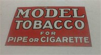 SST MODEL TOBACCO Advertising sign