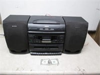 Sony 3 Disc CD Changer Radio Cassette Stereo