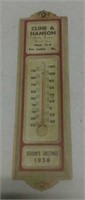 1958 advertising thermometer