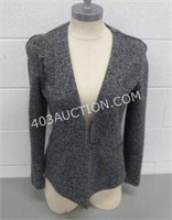 Judith & Charles Grey Tweed Jacket SZ 8 $495 NEW