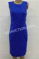DVF Evita Blue Rivie Dress SZ 8 $558 NEW