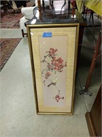 Oriental Framed Bird Print