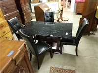 Art Deco Style Table And 4 Chairs