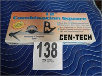 CEN-TECH 12" COMBINATION SQUARE