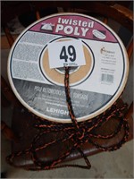 SPOOL TWISTED POLY ROPE 3/8"