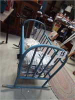 ANTIQUE SPINDLE BABY CRADLE