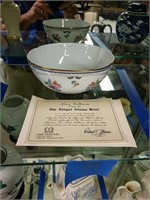 Lenox Bowl Abigail Adams Bowl With Certificate