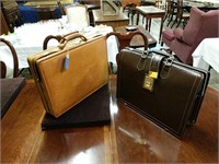 Pair Of Leather Briefcases