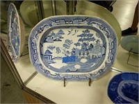 Blue Willow Platter 18 Inches Long