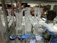Lot Of Cut Glass As Shown